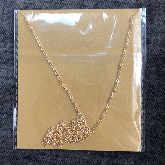 Karma necklace 14k gold dipped - Picture 3 of 3
